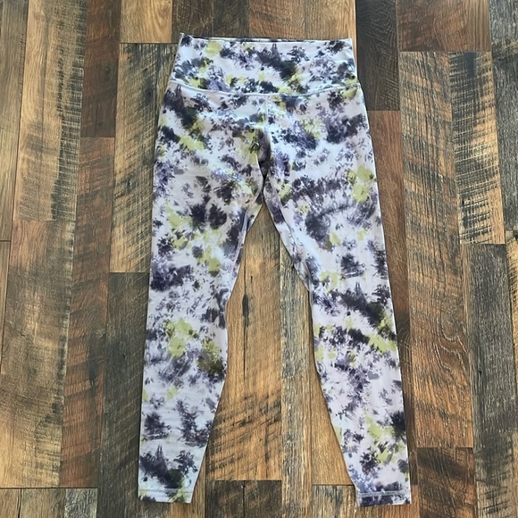 Lululemon Align High-Rise Pant 28" in Radial Tie Dye Mauve Grey Multi Size 10 - Picture 1 of 5